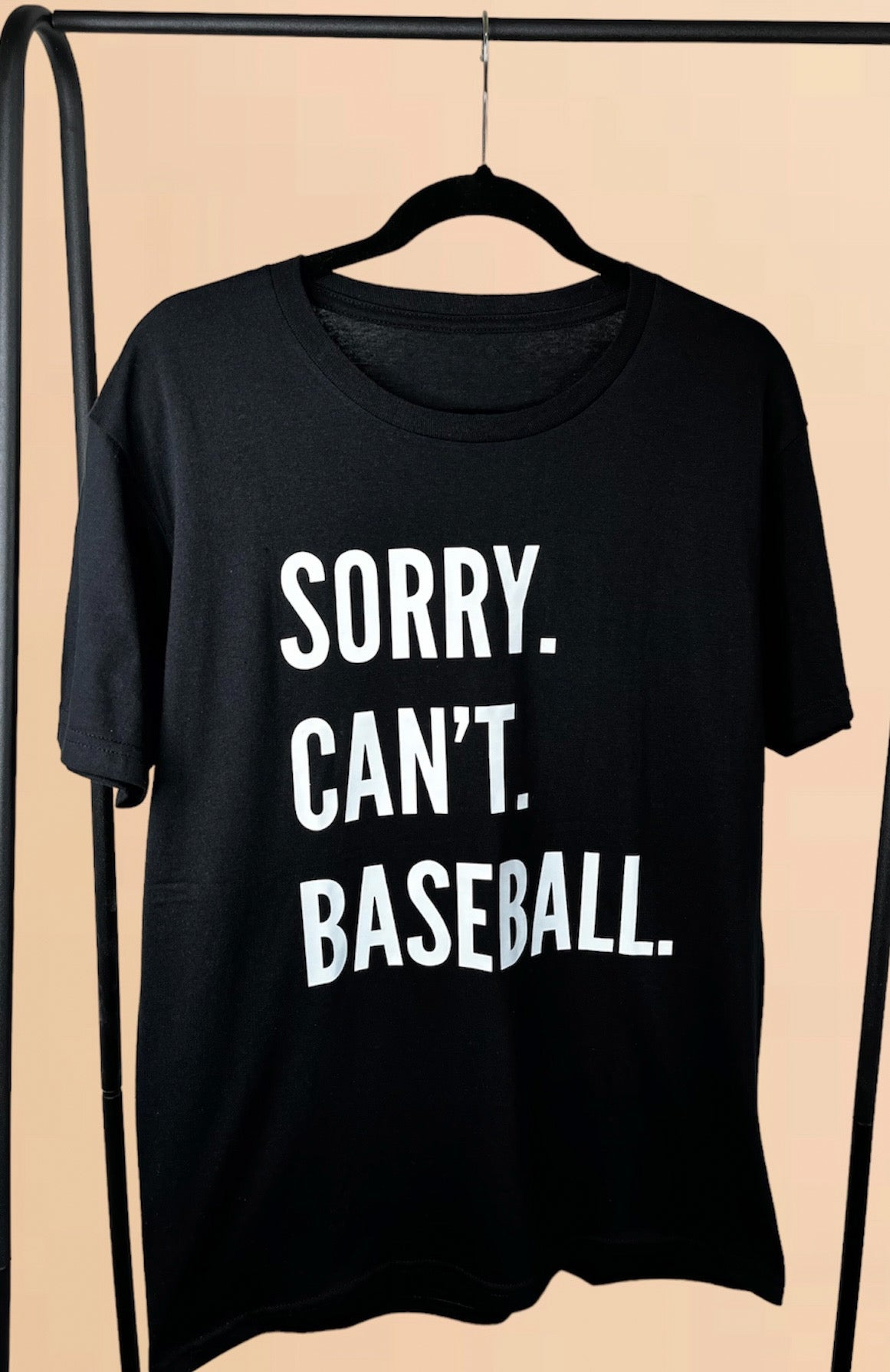 Sorry baseball tee