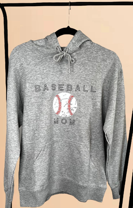 Baseball mom hoodie